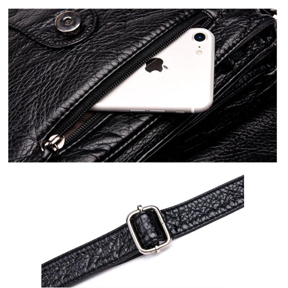 Luna | Elegante Leder Schultertasche