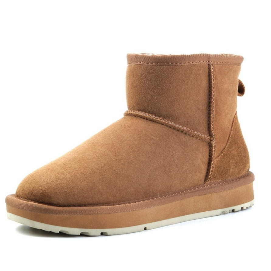Inoe Wildleder-Winterstiefel | Echtes Schaffell, super warm und weich 0