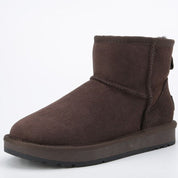 Inoe Wildleder-Winterstiefel | Echtes Schaffell, super warm und weich 4