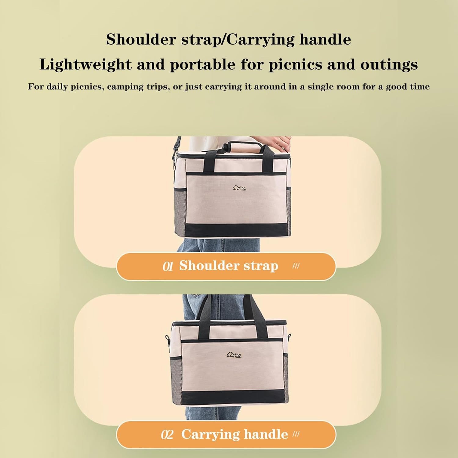 Isolierter Lebensmittelbeutel - thermischer Kühlerbeutel 5