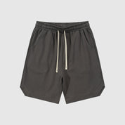  Herren Retro Twill Baumwolle lockere Sportshorts-3