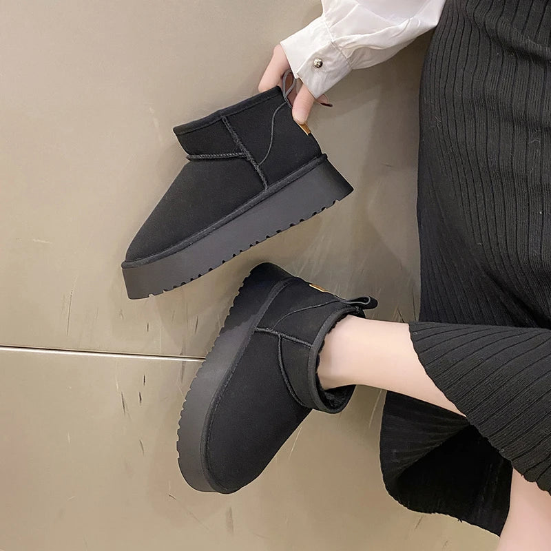 Kaycee Wildleder-Schneestiefel | Lässig & Vielseitig 7