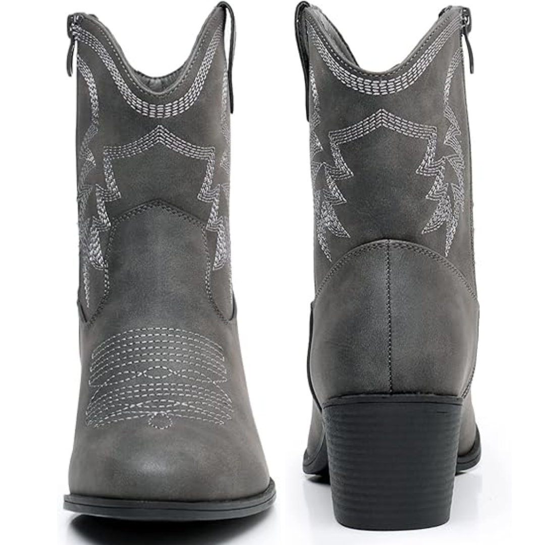 Klassische halbhohe Cowgirlstiefel - Tammy 1