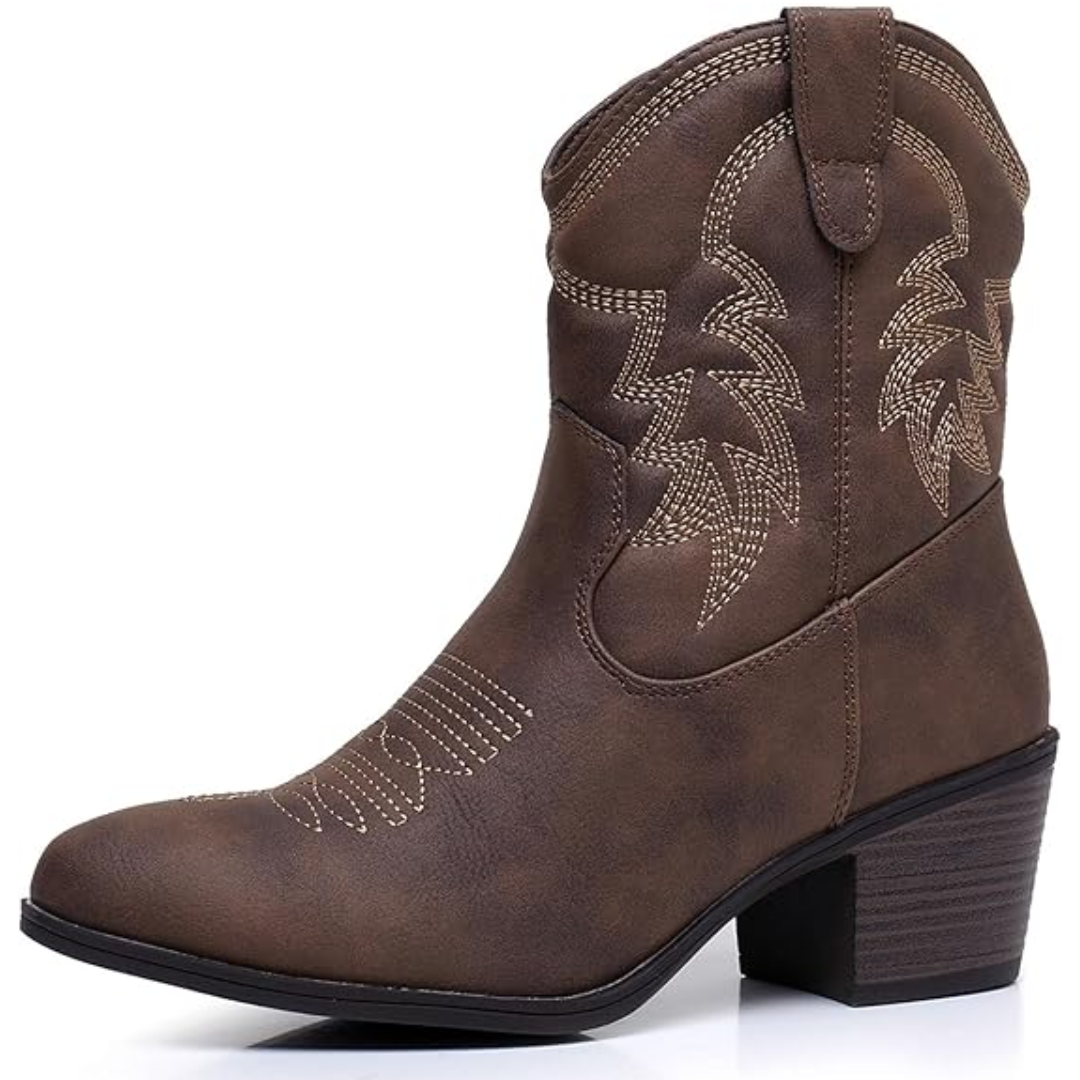 Klassische halbhohe Cowgirlstiefel - Tammy 4