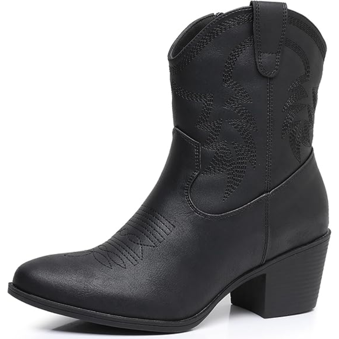 Klassische halbhohe Cowgirlstiefel - Tammy 9