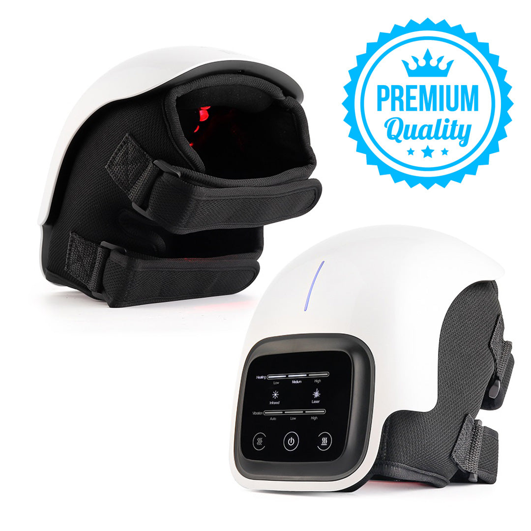 Knie -Massagegerät mit Hitze -Therapie | Schmerzlinderung & Gelenkrecovery - Tragbare beheizte Kniemassage für Komfort und Mobilität 4