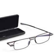 Kompakte Herren & Damen falten Lesebrille zusammen 0