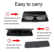 Kompakte Herren & Damen falten Lesebrille zusammen 6