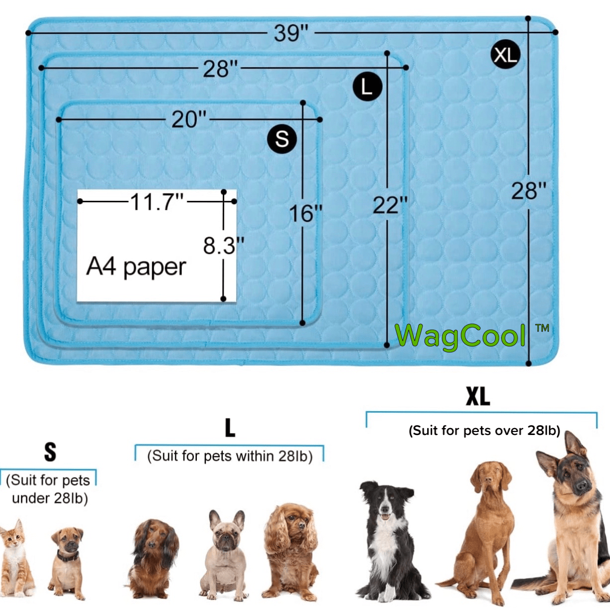 Kühlende Hundematte - CoolPet Mat 6