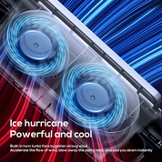 Kühlluftventilator für die Kopfstütze des Autos – 3-stufig einstellbarer Luftzirkulator für die Rücksitze 3