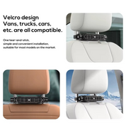 Kühlluftventilator für die Kopfstütze des Autos – 3-stufig einstellbarer Luftzirkulator für die Rücksitze 5