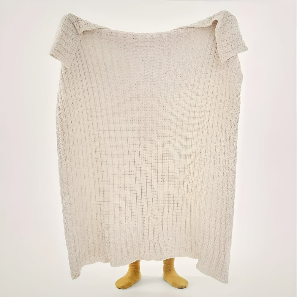 Kuscheldecke Vintage Chunky Knit Gemütlichkeit Mikrofaser-Mix 0