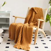 Kuscheldecke Vintage Chunky Knit Gemütlichkeit Mikrofaser-Mix 1