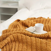 Kuscheldecke Vintage Chunky Knit Gemütlichkeit Mikrofaser-Mix 3