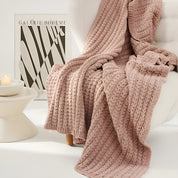 Kuscheldecke Vintage Chunky Knit Gemütlichkeit Mikrofaser-Mix 7