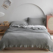 Kuscheldecke Waffelstruktur Für Erwachsene Weich Baumwolle 7