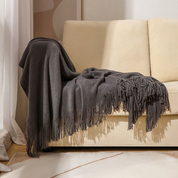 Kuscheldecke aus Grobstrick für Damen und Herren Weich Acryl 2