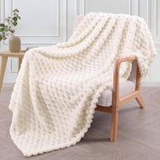Kuscheldecke für Erwachsene Ultra-Plüschig 150x200 cm Grau Fleece 0