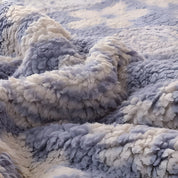 Kuscheldecke für Zuhause aus Mikrofaser mit wendbarem Design in Lavendel 2