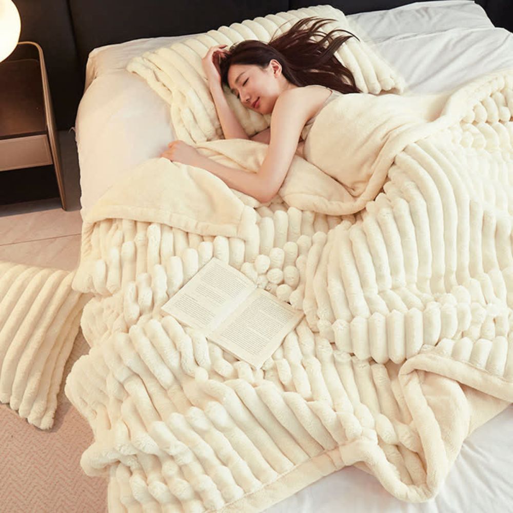 Kuschelige Fleece-Decke für Damen und Herren aus hochwertigem Mikrofaser 1