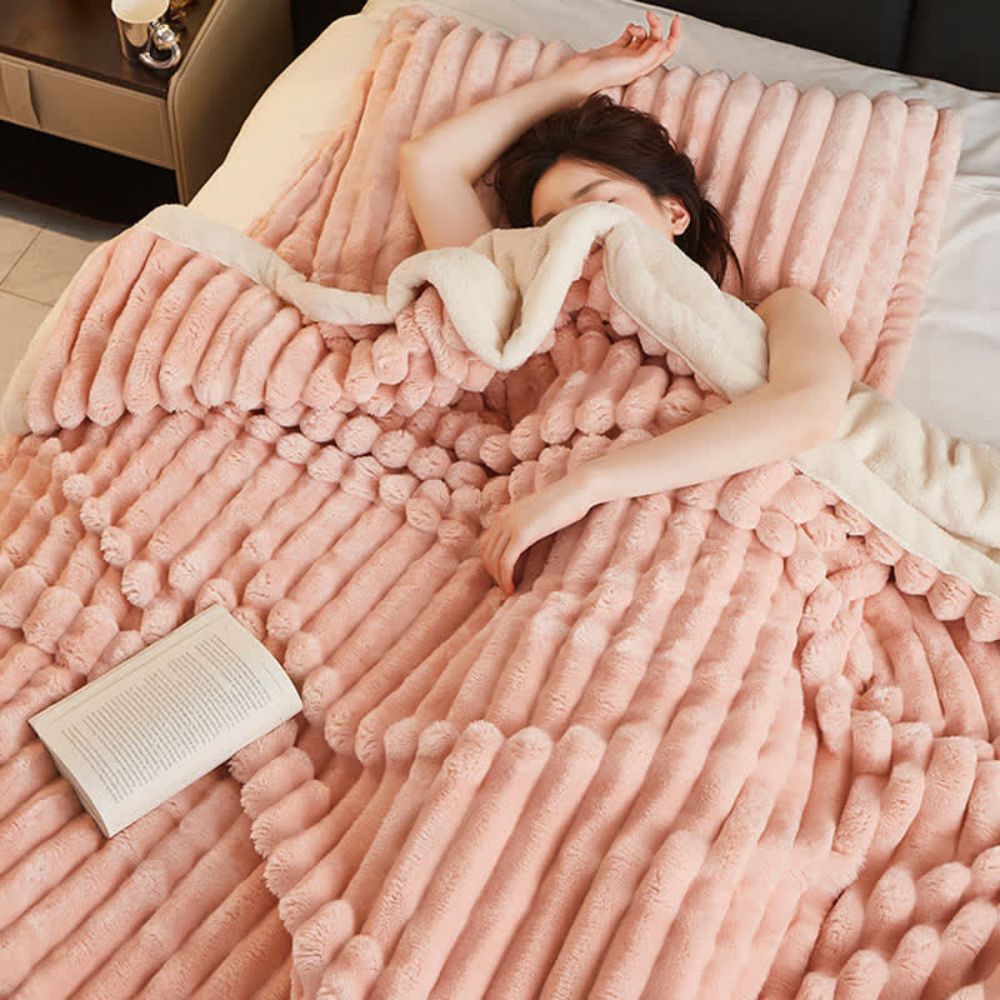 Kuschelige Fleece-Decke für Damen und Herren aus hochwertigem Mikrofaser 10