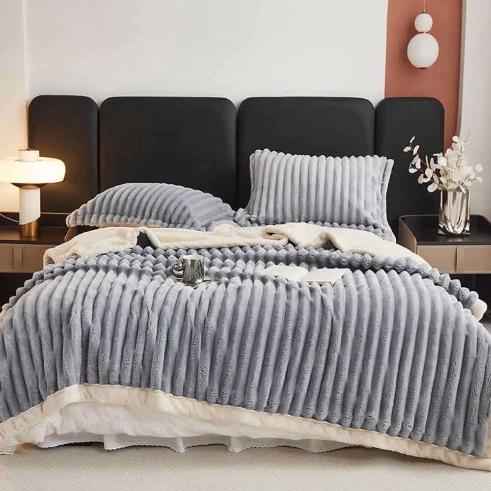 Kuschelige Fleece-Decke für Damen und Herren aus hochwertigem Mikrofaser 9