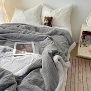 Kuschelige Jacquard Decke für Erwachsene aus Plüsch 8