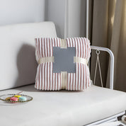 Kuschelige Sherpa Decke mit Streifen für ultimativen Komfort 5