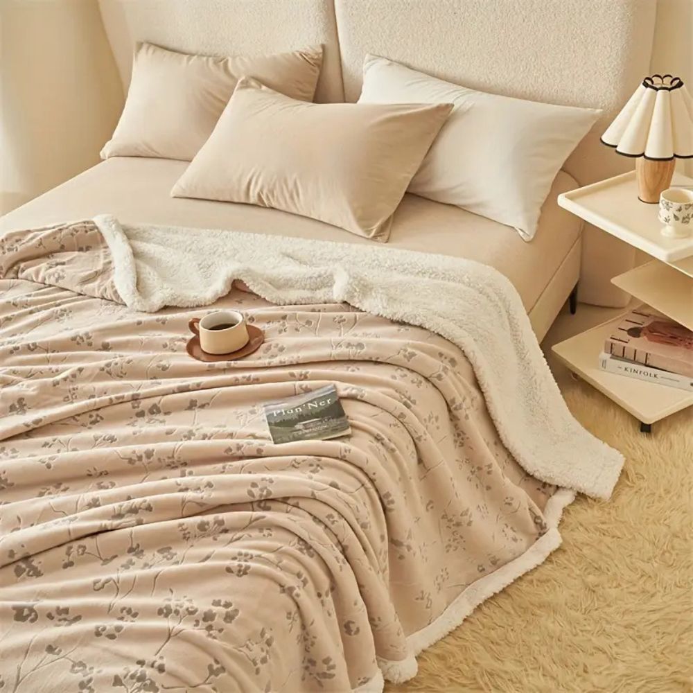 Kuschelige Wintergarten Decke für Zuhause aus Mikrofaser 0