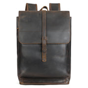 Leder Pferd Leder Outdoor Tasche Große Kapazität Freizeit Laptop Reise Rucksack 0