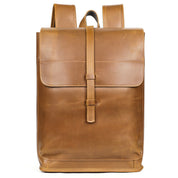 Leder Pferd Leder Outdoor Tasche Große Kapazität Freizeit Laptop Reise Rucksack 6