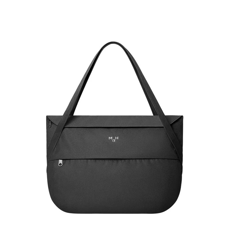 Leichte, faltbare Tragetasche – lässige Schultertasche mit Struktur für Arbeit und Reisen 0