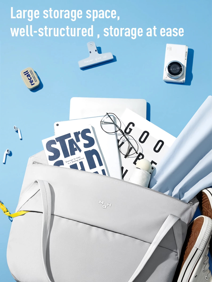 Leichte, faltbare Tragetasche – lässige Schultertasche mit Struktur für Arbeit und Reisen 6