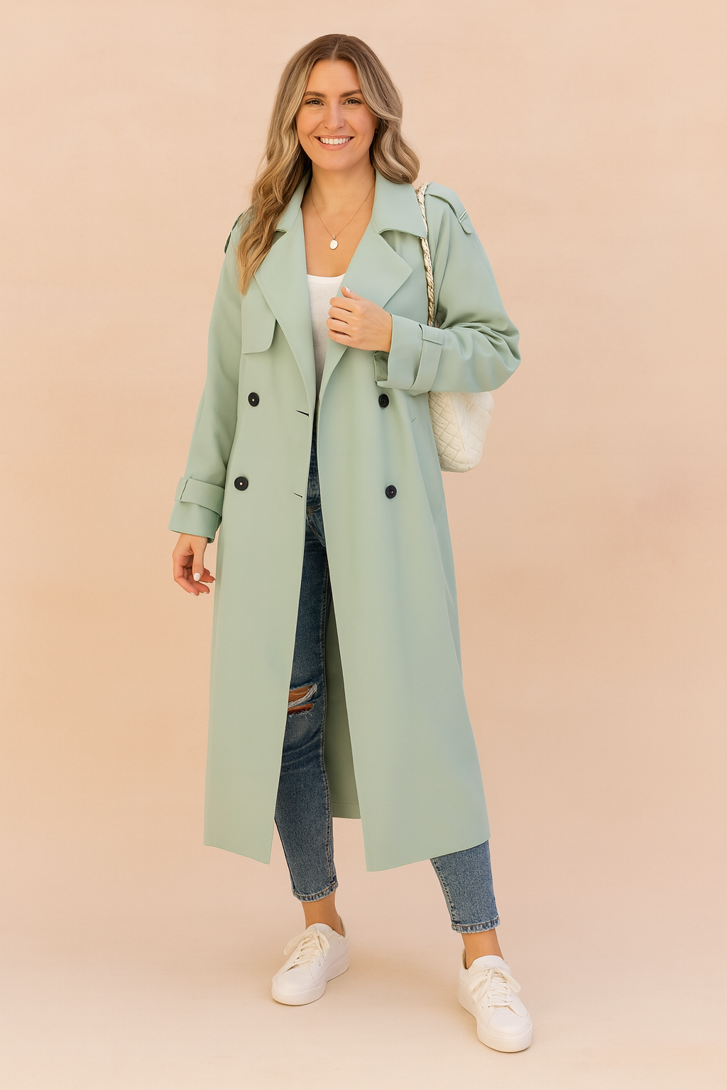 Lena | Langer Trenchcoat im Urban Style 2