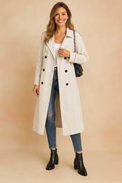 Lena | Langer Trenchcoat im Urban Style 4