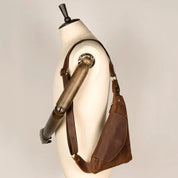 Lars | Echtes Leder Dreieck Schultertasche