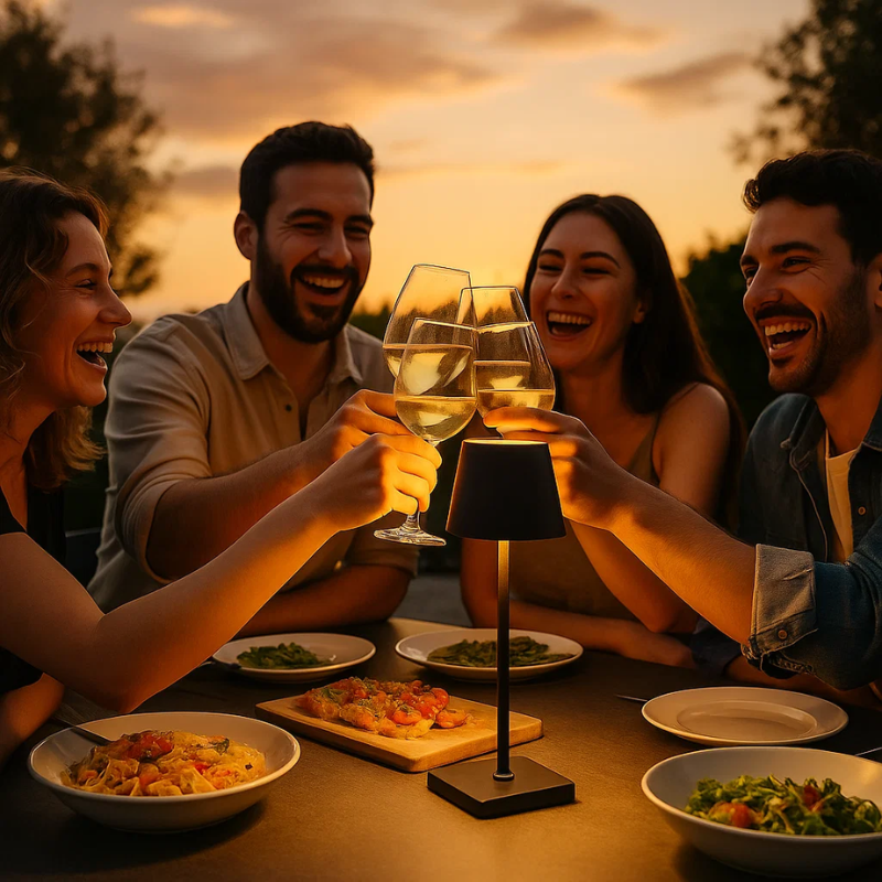 Luminara™ | Moderne wiederaufladbare kabellose LED-Tischleuchte | Tragbare Beleuchtung für Zuhause, Büro und den Außenbereich 8