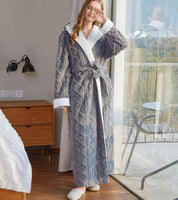 MARJA | Warmer Fleece-Bademantel für Damen