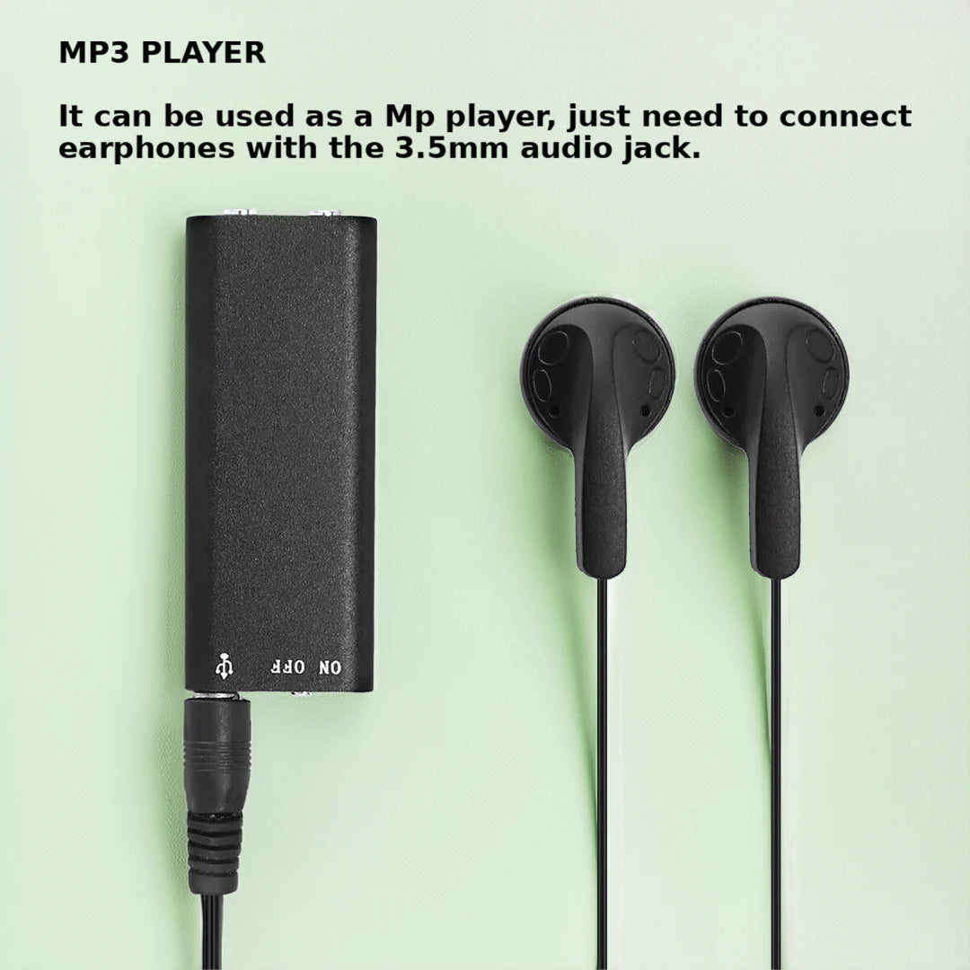 Mini Voice-aktivierter Rekorder 3