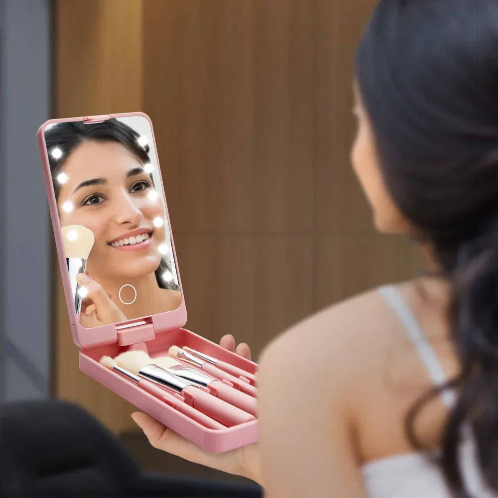 Rosalie | Stilvolles und praktisches Reise-Make-up-Pinselset