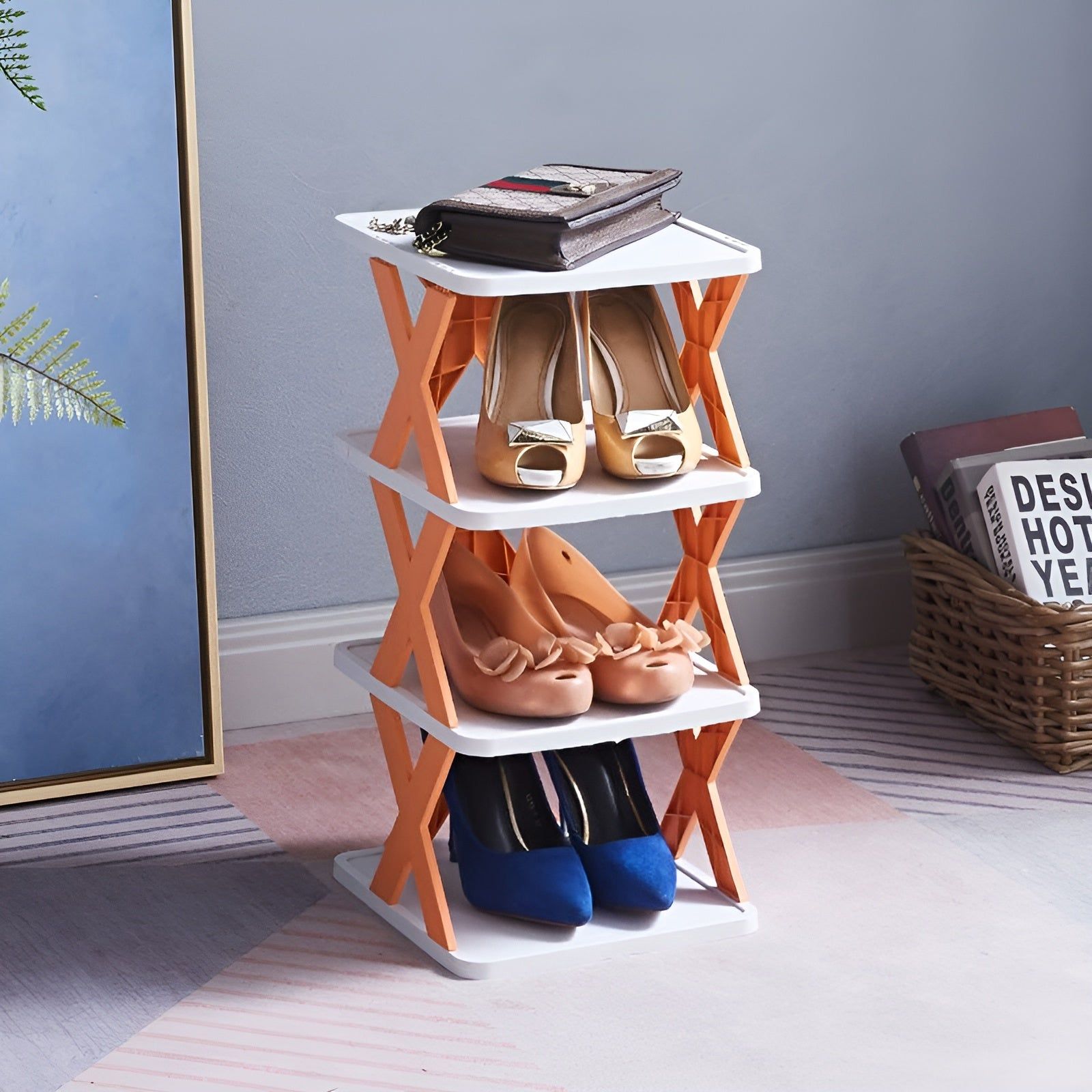 Multifunktionales und Faltbares Schuhregal - SpaceSaver 5