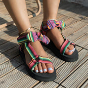 DELIA | Leopardenmuster Flache Sommerschuhe