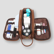 Regal Voyage | Premium Leder Reise Kulturbeutel