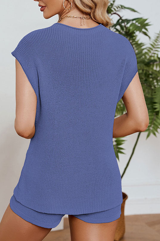 Leyann | Vielseitiges ärmelloses Strickwaren-Set