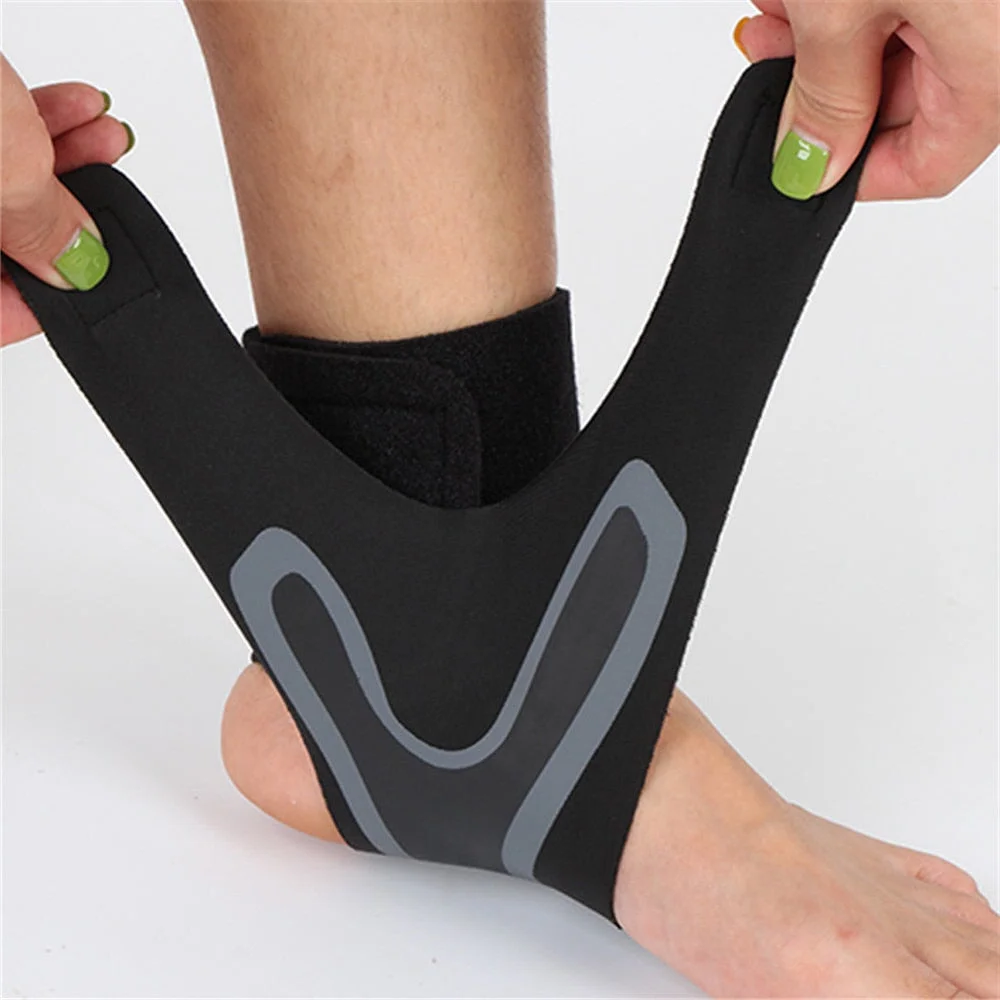 Plantar -Knöchel X -Wrap -Klammer -Kompressionshülle 0