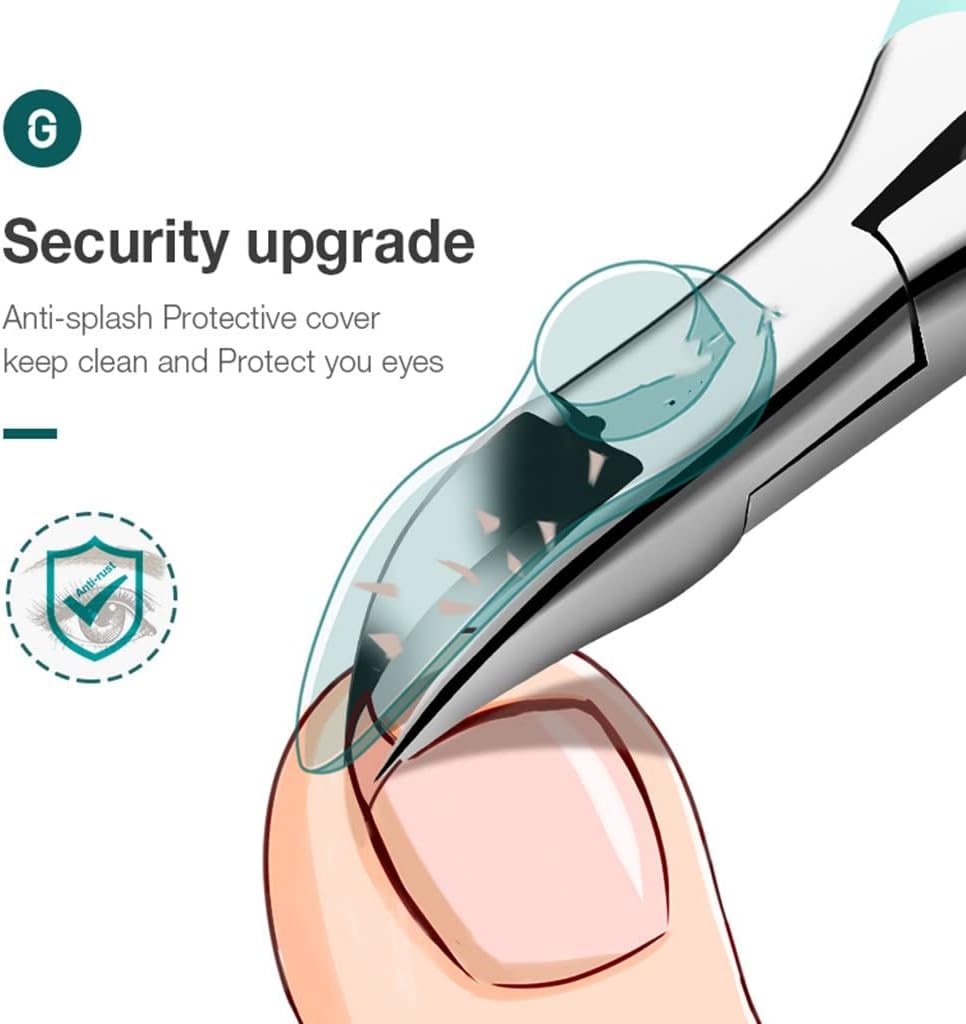 Premium -Zehennagel -Klipper für Senioren - ideal für dicke und eingewachsene Nägel 2