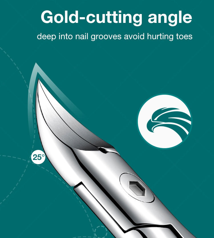 Premium -Zehennagel -Klipper für Senioren - ideal für dicke und eingewachsene Nägel 4
