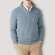 GARY | Eleganter Pullover mit Reißverschluss für Herren