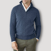GARY | Eleganter Pullover mit Reißverschluss für Herren