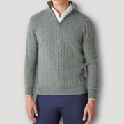GARY | Eleganter Pullover mit Reißverschluss für Herren